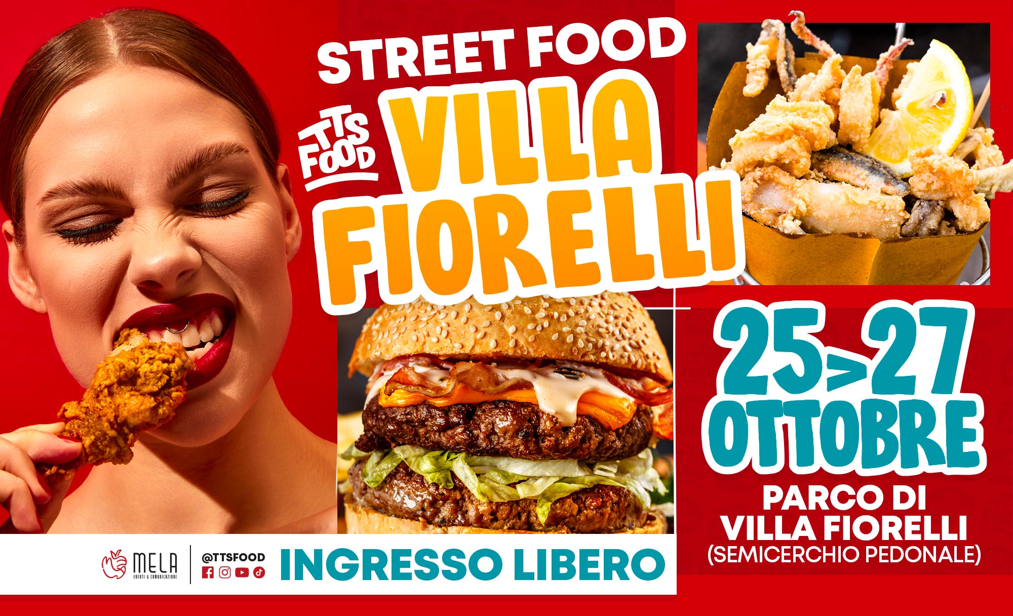 Villa Fiorelli Street Food 25-27 Ottobre